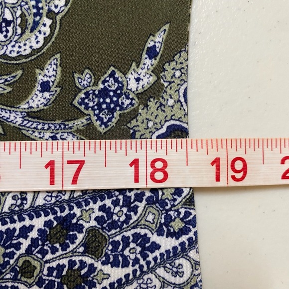 Chicos Maxi Dress Womens Size 2/L Fresh Paisley Boatneck Grape Leaf Stretch - Picture 14 of 16